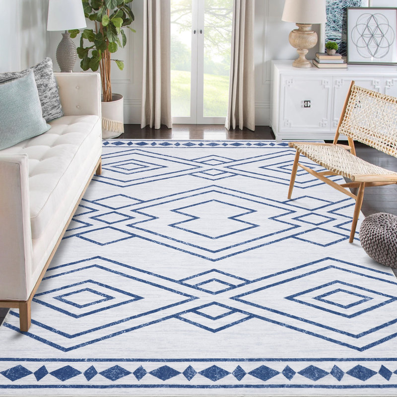 Tapis Iziaha avec envers antidérapant, Rectangle 9 pi x 12 pi