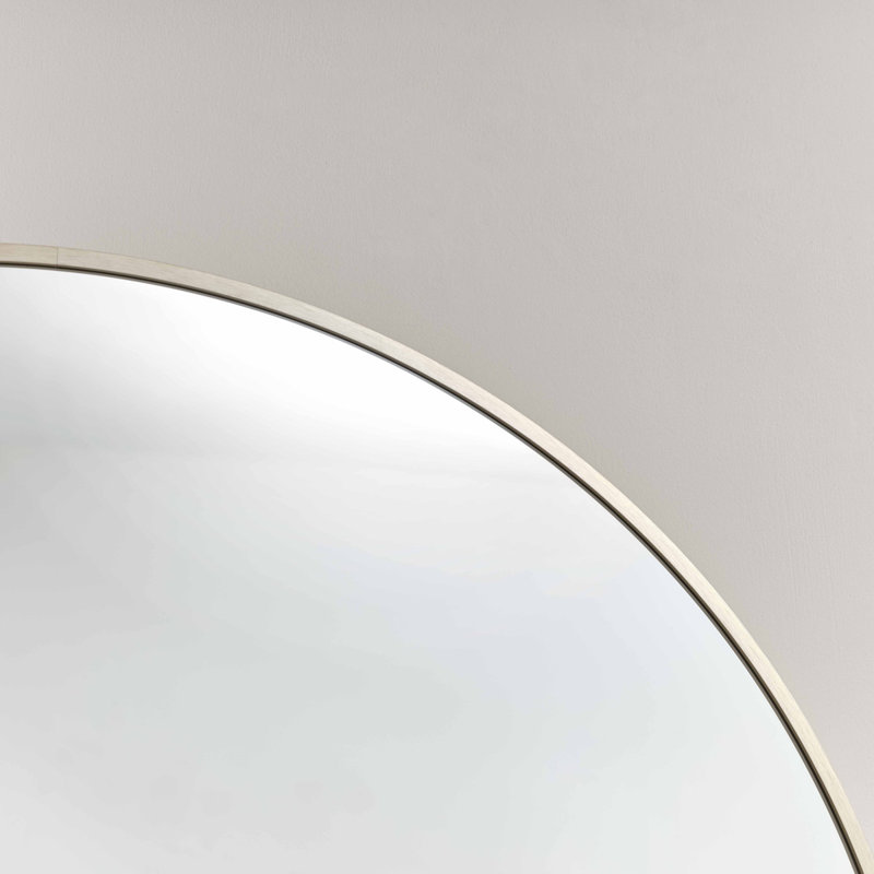 Alexiel Round Mirror, Champagne Gold