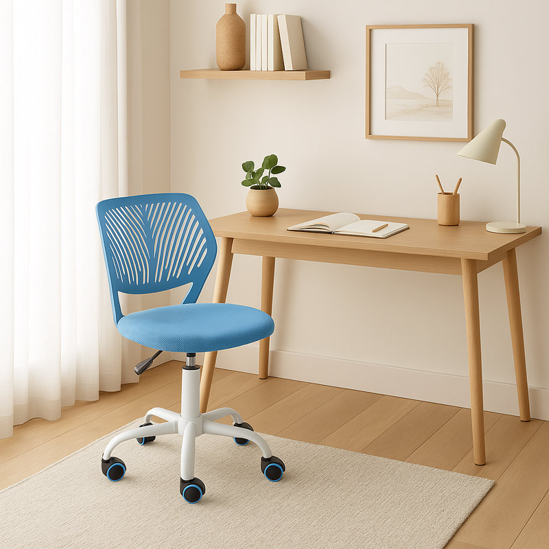 Office Chair, Blue