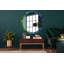 Huldar Glass Flat Wall Mirror