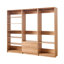 Système de garde-robe autoportant en bois Prosper Oak