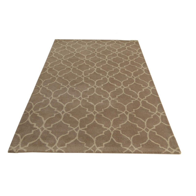 Tapis taupe 5 x 8