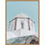 «Santorini Church» par Wrenn, reproduction d'art sur toile encadrée-998026544