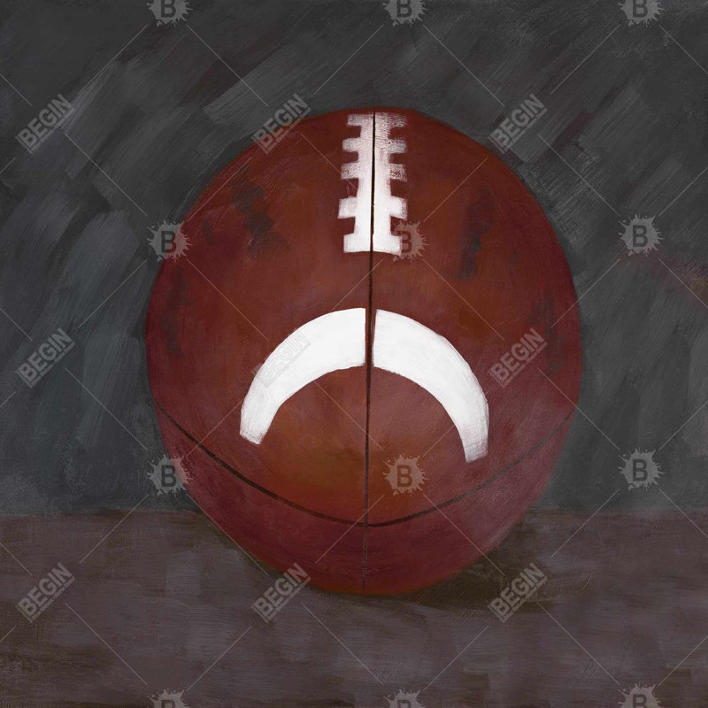Ballon de football - American Man Cave, décoration sur toile