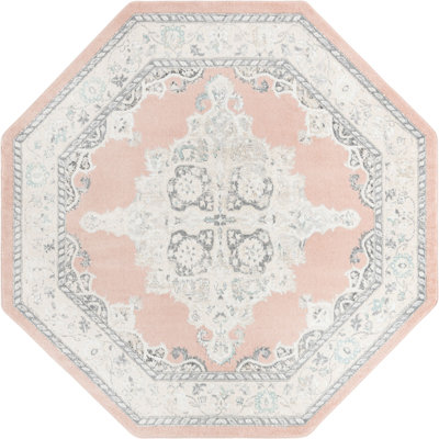 Tapis traditionnel couleur ivoire Troayurgh1