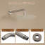 Bras de douche mural rond-104338231