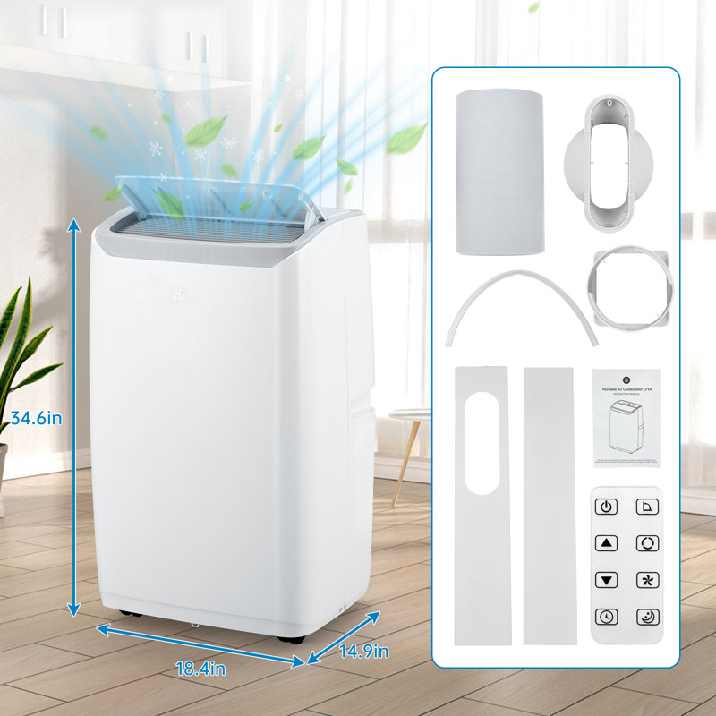Porte-affiche en forme de A connecté Wi-Fi 12 000 BTU Gaomon