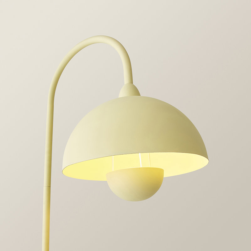 Stoiko Arched Floor Lamp, Yellow, No, 160