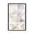 Toile encadrée de bois rustique foncé