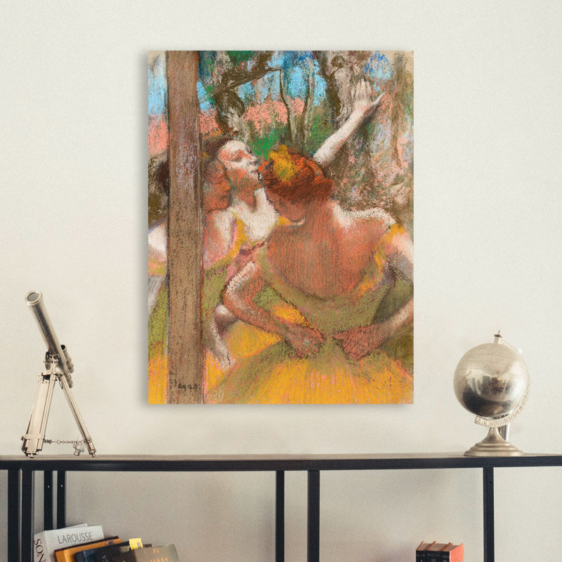 Dancers by Edgar Degas - Wrapped Canvas Print, 70cm H x 50cm W x 4cm D