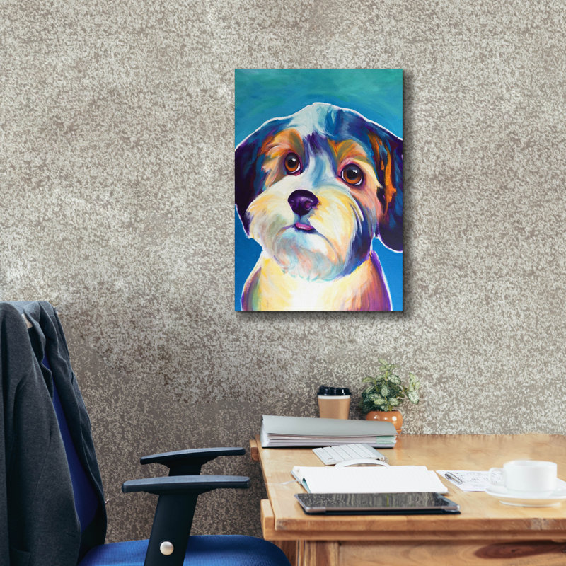 " Yorkipoo - Zoe " Print, 26" H x 18" W x 0.75" D