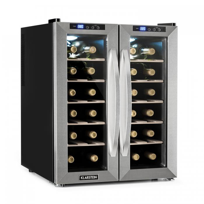 Klarstein Dual Zone 52cm Built-In 24 Bottle
