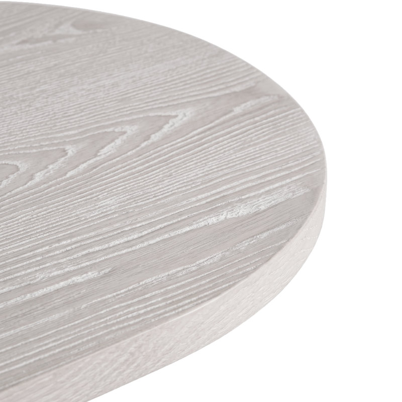 Table de salle à manger Syrah, 95.75" W x 43.50" D x 30" H, White Cerused
