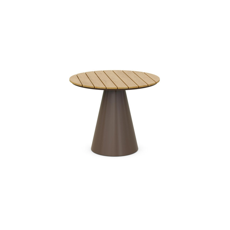Leon Dining Table - Alpine Weatherwood Top, Bronze
