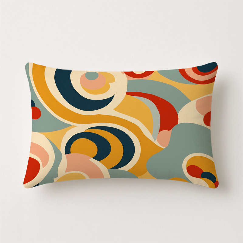 Vibrant Curl Indoor And Outdoor Pillow, Rectangle 25"H x 18"W
