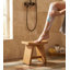 Asia 18 in. W Teak Shower Bench-1673333090-1673333100