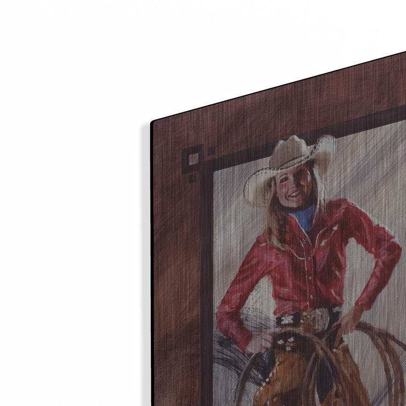 " Bustin " by J. E. Knauf, 24" H x 16" W