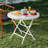 Jarmal Round Outdoor Folding Picnic Table