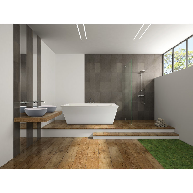 Baignoire autoportante MTI Solutions, Blanc