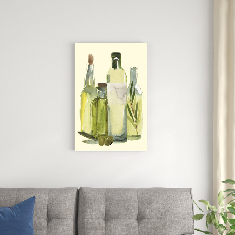 Ensemble d'huile d'olive I, H 30 po x l 20 po