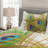 Peacock Eclectic Polyester Coverlet-1176040516