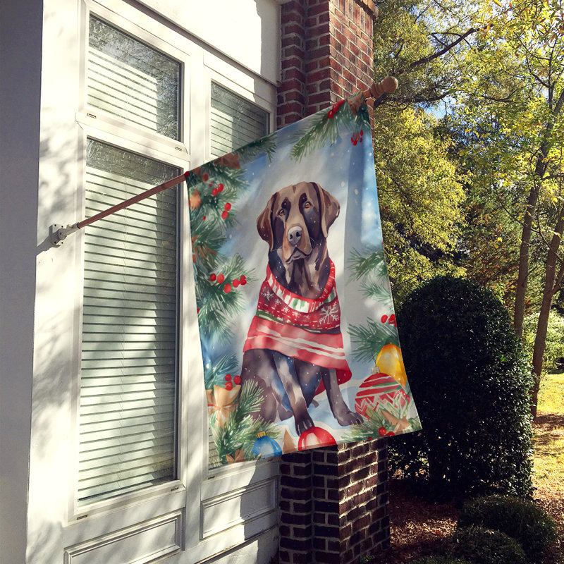 Double Sided Polyester Christmas, 40'' H x 28'' W