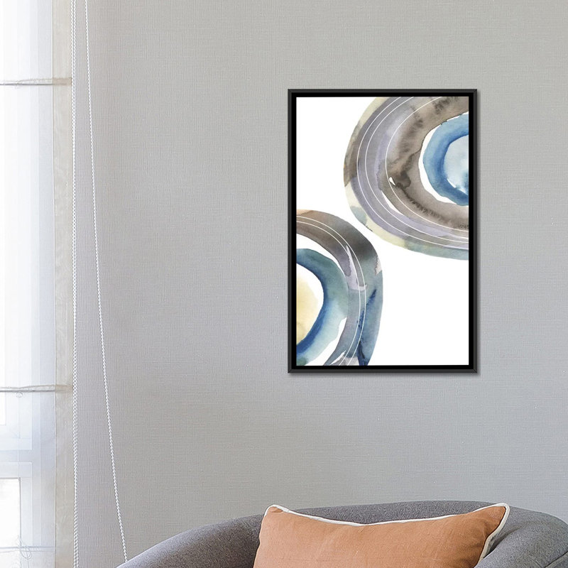 « cassini iv », impression sur toile, H 26 po x l 18 po x P 1,5 po, Toile avec cadre noir, Pas de tapis