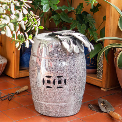 Moquillaza Ceramic Accent Stool