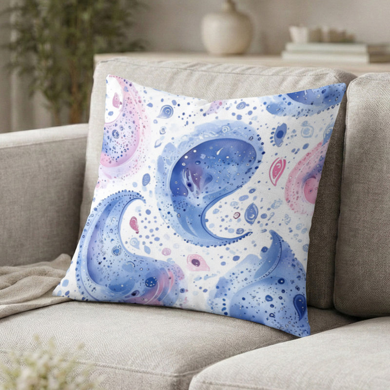 Coussin Boho - Coussin Boho, H 16 po x l 16 po