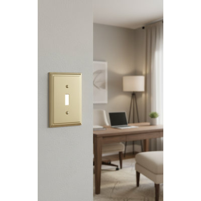 Mulholland 1-Gang Toggle Light Switch Wall Plate