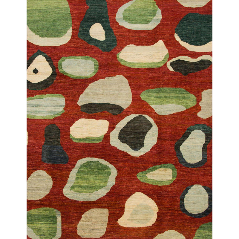 Tapis abstrait moderne 801, Rectangle 2 pi x 3 pi