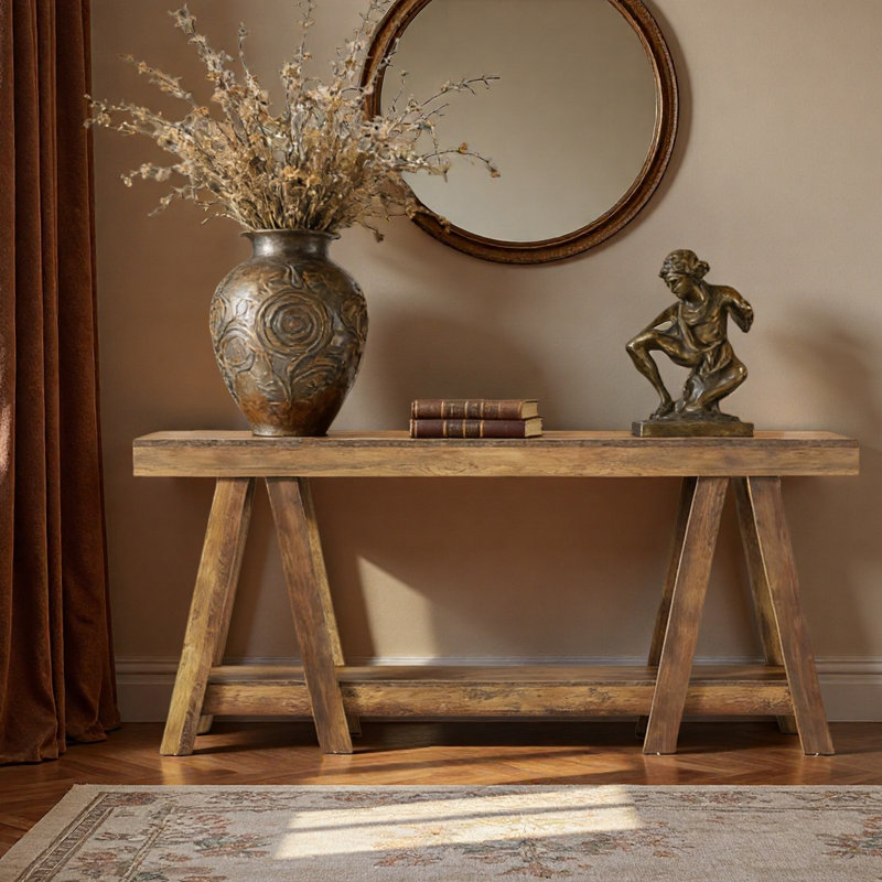 2-Tier Hall Table,Entryway Table,Functional Console Table