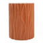 Table d'appoint cylindrique en MGO à texture ondulée, préassemblée