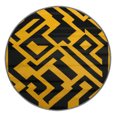Machine Washable Trellis Brown Area Rug