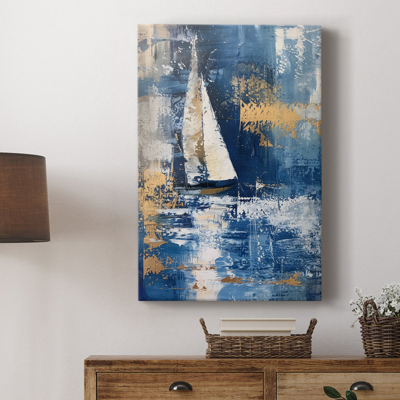 NAUTICAL Series CXCVII - Cavas de galerie sur mesure, H 18 po x l 12 po