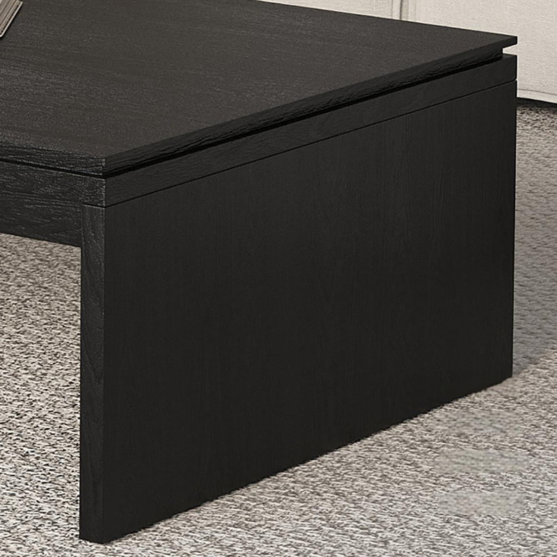 Table basse noire rétro