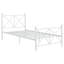 Lit plateforme double blanc-394946773