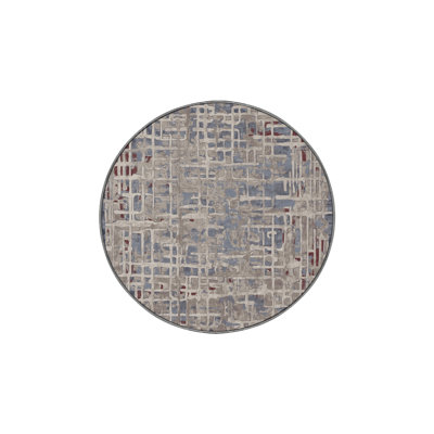 Machine Washable Gray Area Rug