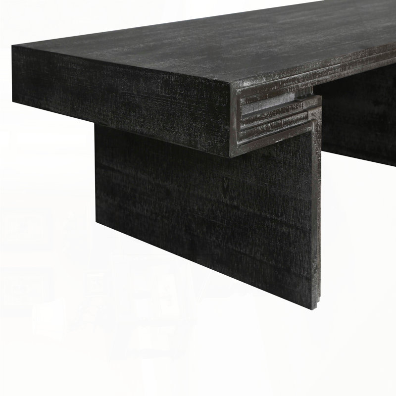 Table basse American Vintage avec tablettes à deux niveaux - 48 po x 24 po