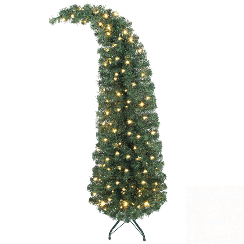 5 Ft Christmas Tree With LED Lights, 5' H