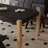 Black Rectangular Solid Wood Butterfly Leaf Dining Table-1333576992