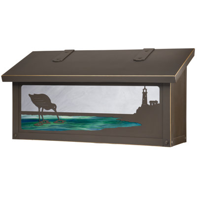 Brass Wall Mounted Mailbox