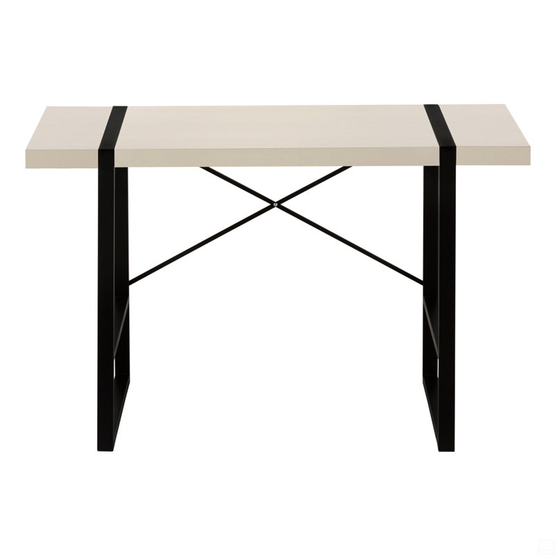 Bureau d'ordinateur, bureau personnel, ordinateur portable, Beige