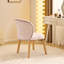 Modern Curved Back Accent Chair-518287169