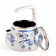 STP-Goods Blue Toile De Jouy 2.3 Quarts Stovetop Tea Kettle