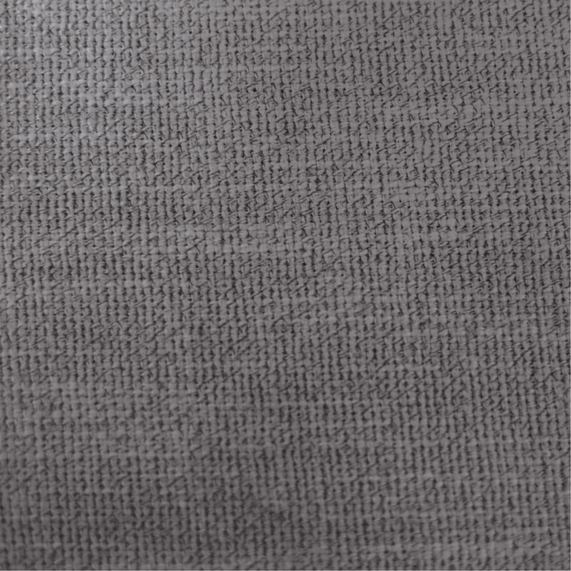 Ensemble de 2 chaises de salle à manger rembourrées gris foncé Mid-Century