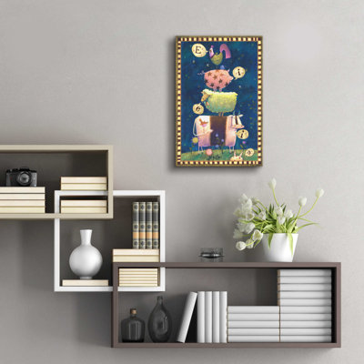 «Animal Stack» par Viv Eisner, art mural en verre acrylique