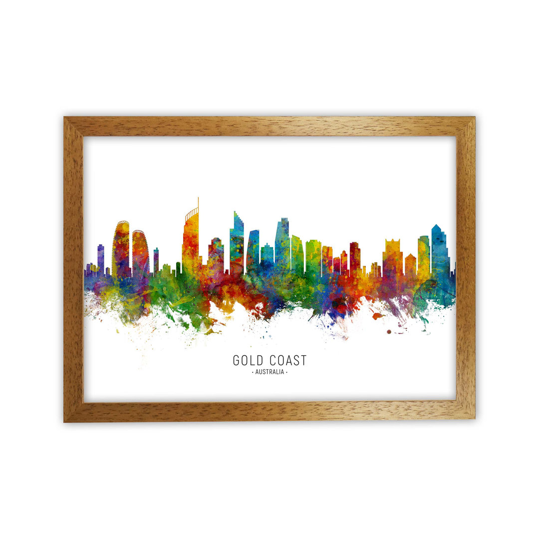 Gold Coast Australia Skyline by Michael Tompsett - Graphic Art