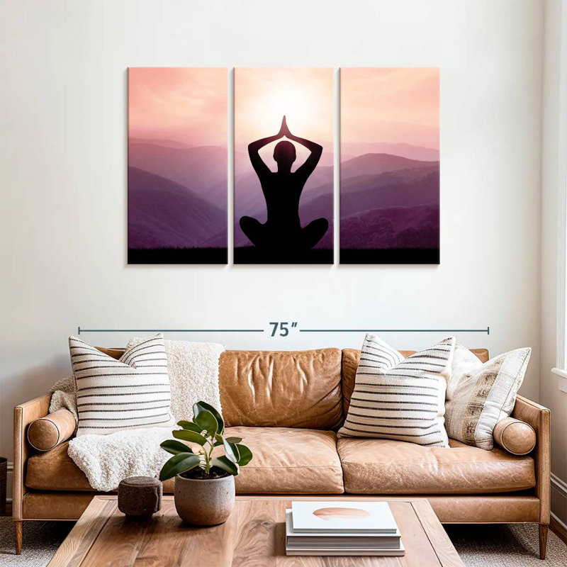 Kerrick Yoga Meditation, 36" H x 57" W