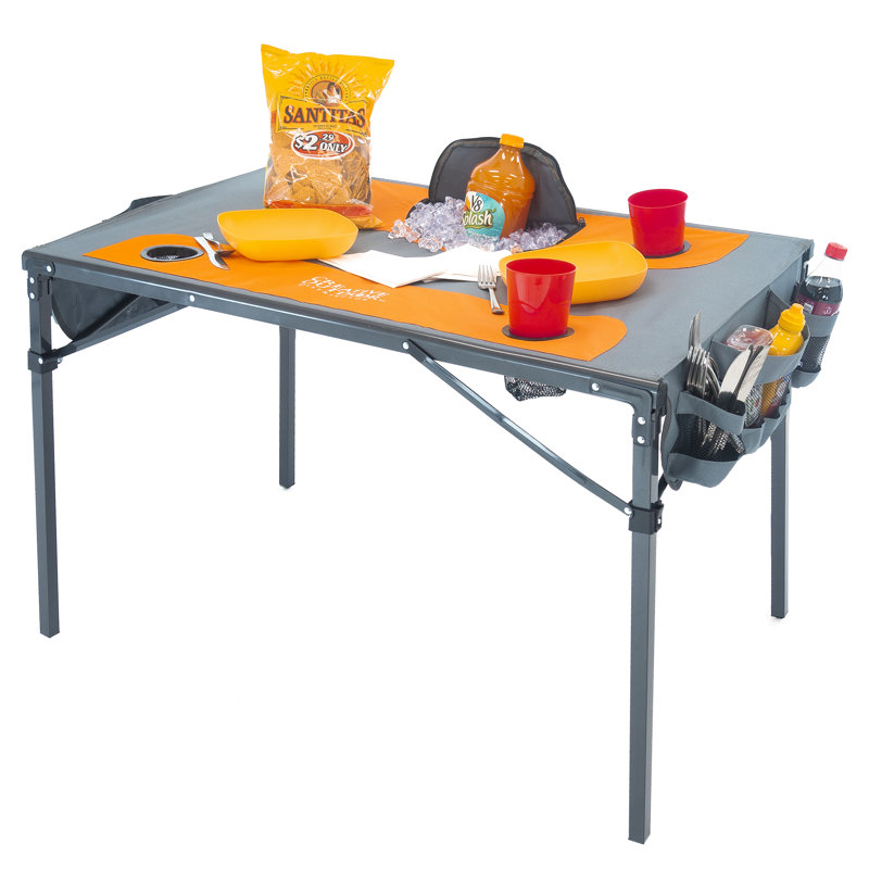 Table pliante glacière glacière: orange